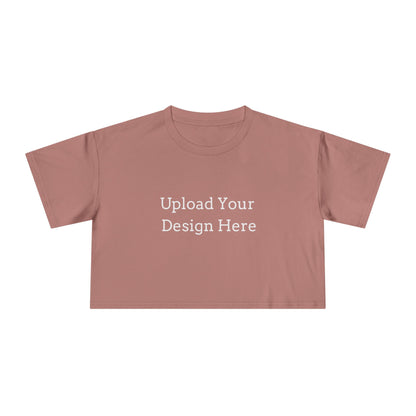 T-shirt crop donna personalizzabile – Modello B