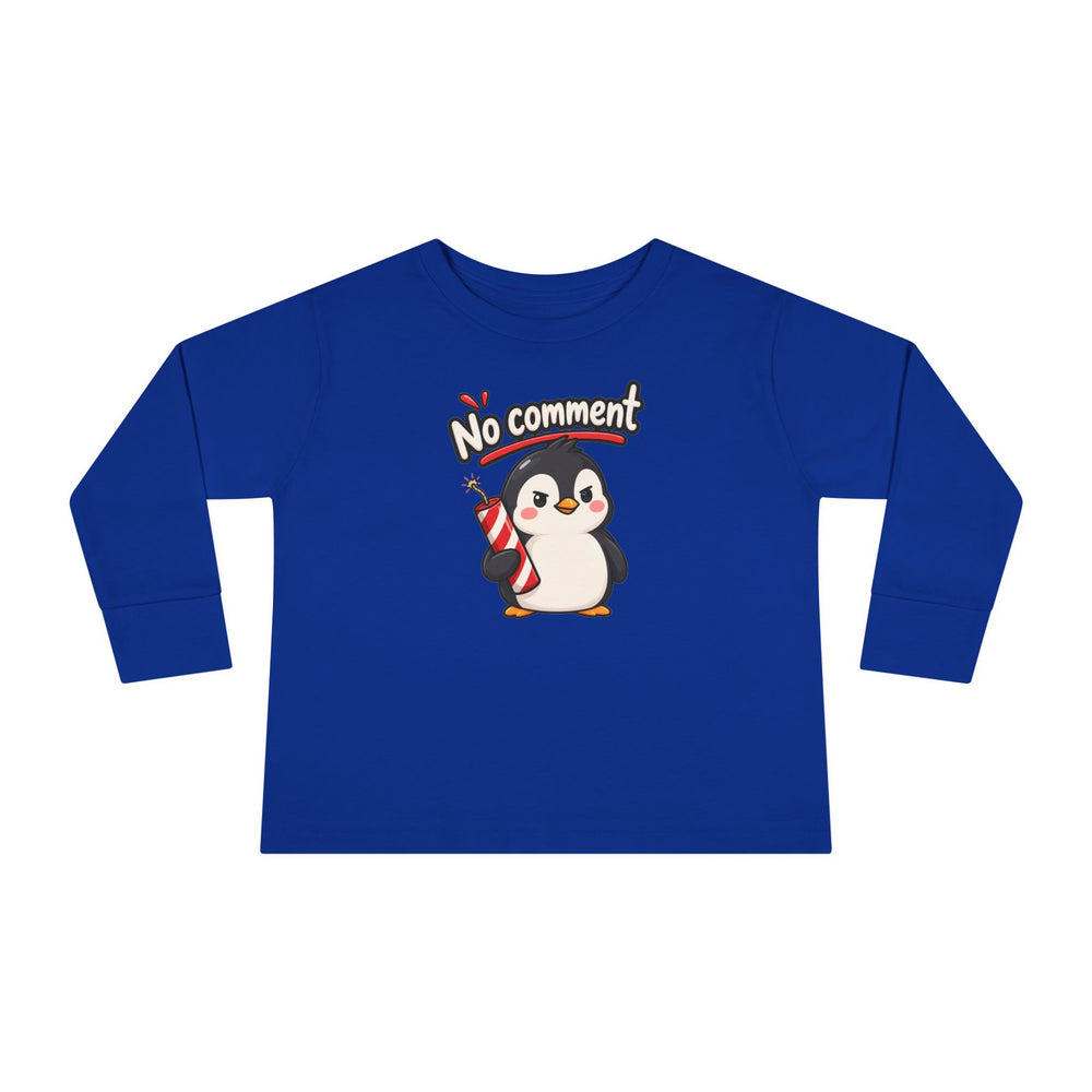 Maglia maniche lunghe bimbi piccoli «No Comments»