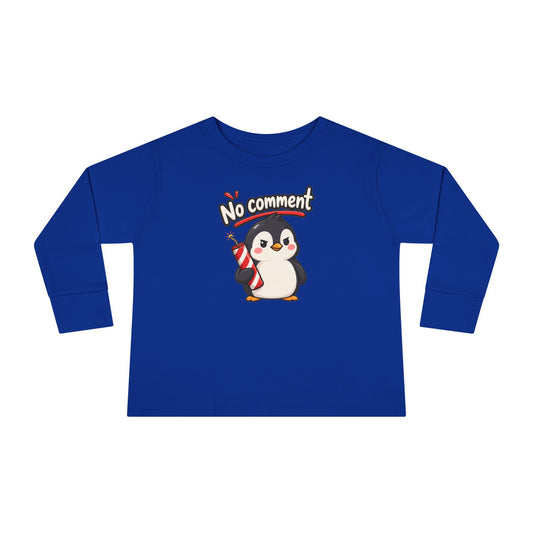 Maglia maniche lunghe bimbi piccoli «No Comments»