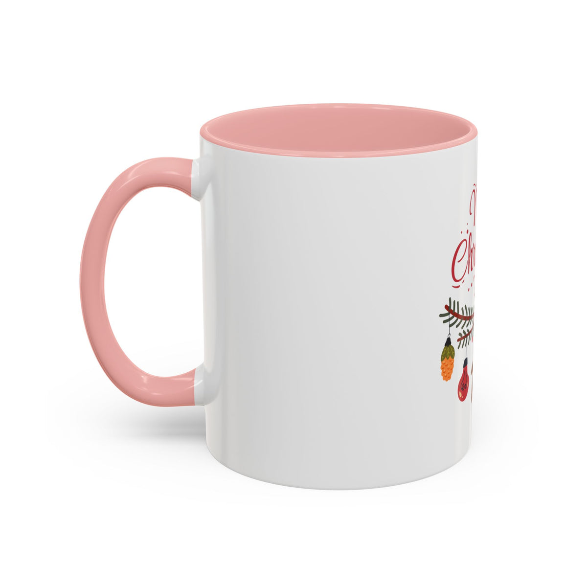 Tazza da caffè natalizia con scarabocchi