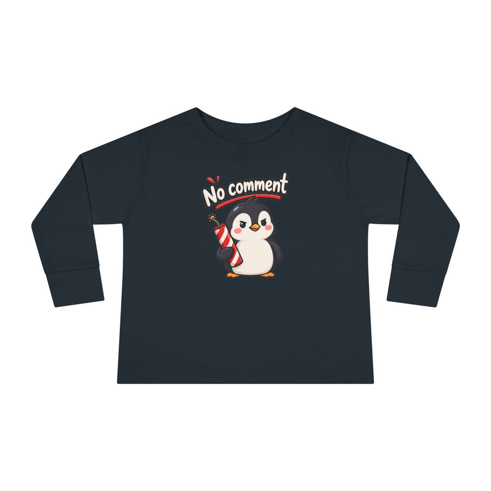 Maglia maniche lunghe bimbi piccoli «No Comments»