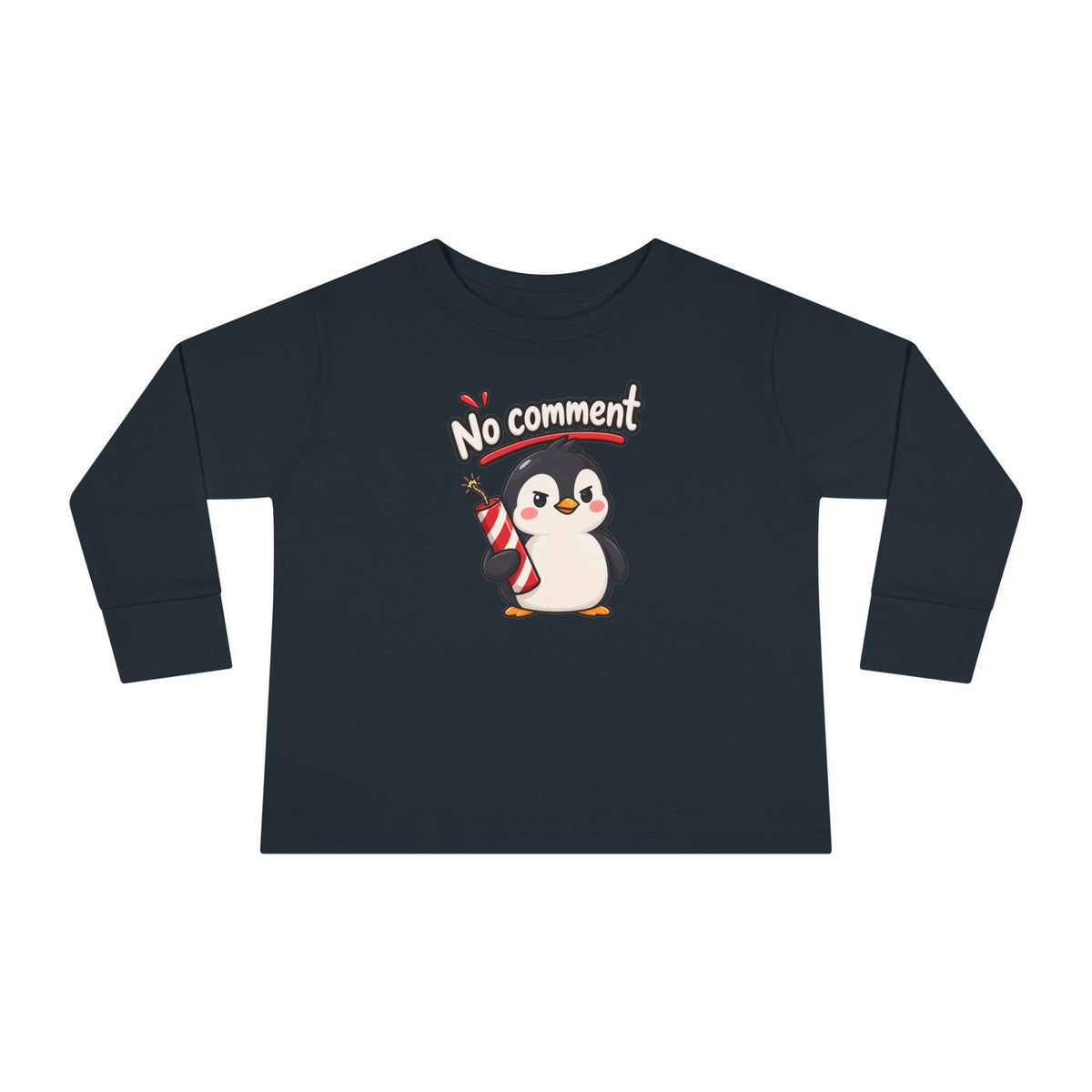 Maglia maniche lunghe bimbi piccoli «No Comments»