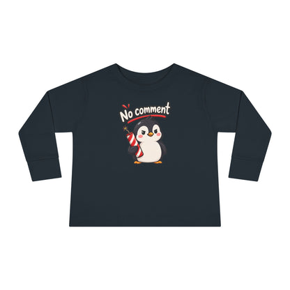 Maglia maniche lunghe bimbi piccoli «No Comments»
