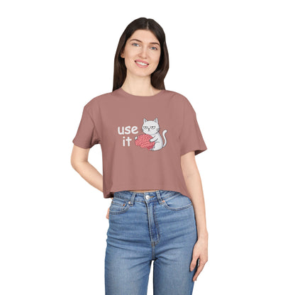 T-shirt crop donna «Use It»