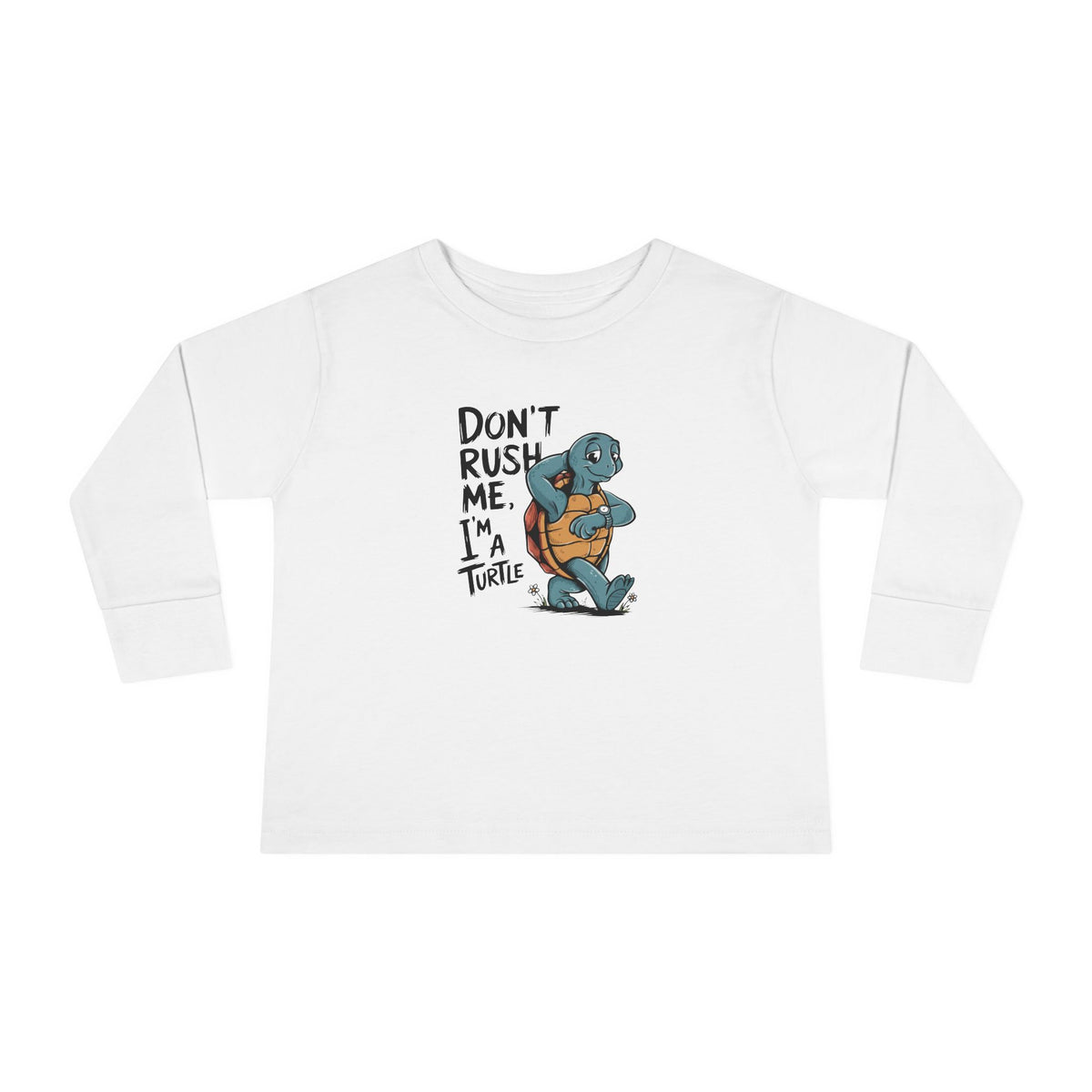 Maglia maniche lunghe bimbi piccoli «I'm Turtle»