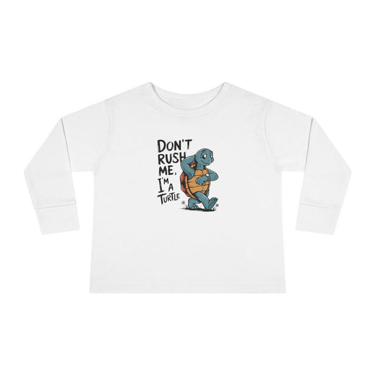 Maglia maniche lunghe bimbi piccoli «I'm Turtle»