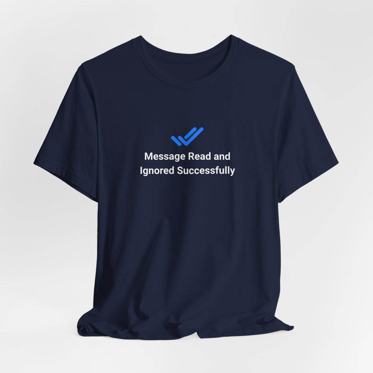 T-shirt uomo grafica scura «Ignored»