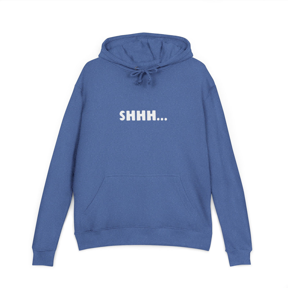 Felpa French terry con cappuccio donna «Shhh...»