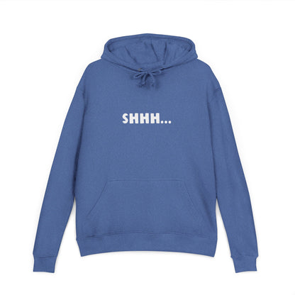 Felpa French terry con cappuccio donna «Shhh...»