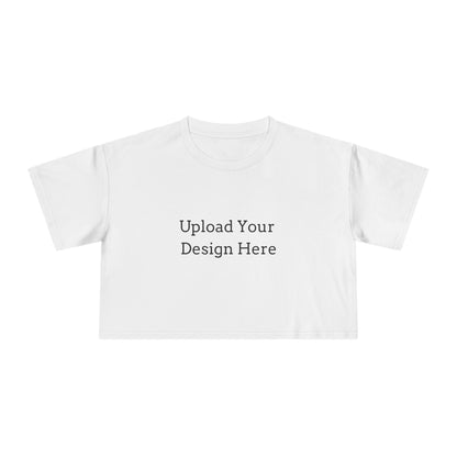 T-shirt crop donna personalizzabile – Modello A
