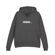 Felpa French terry con cappuccio donna «Shhh...»