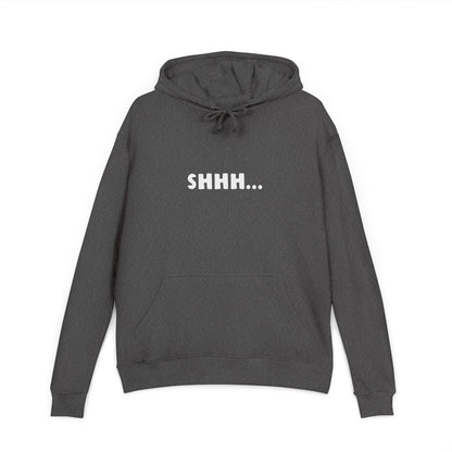 Felpa French terry con cappuccio donna «Shhh...»