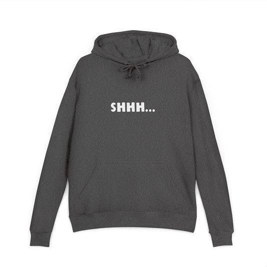 Felpa French terry con cappuccio donna «Shhh...»