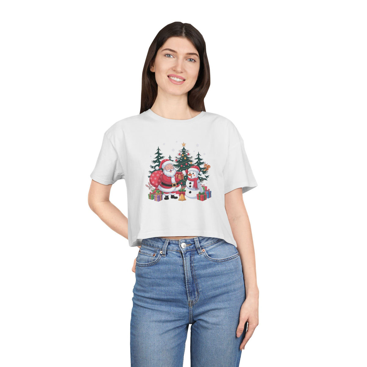 T-shirt corta da donna Woodland Wonder