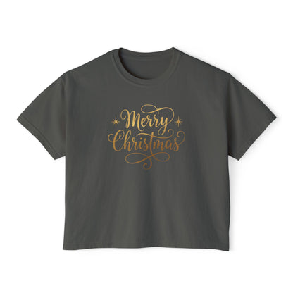 T-shirt boxy donna – Buon Natale Design 2