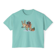 T-shirt Boxy Festive Courier