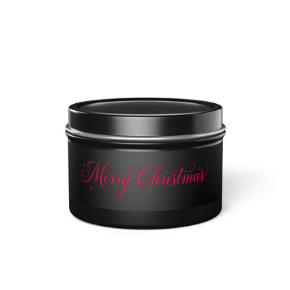 Set 3 candele in latta Buon Natale