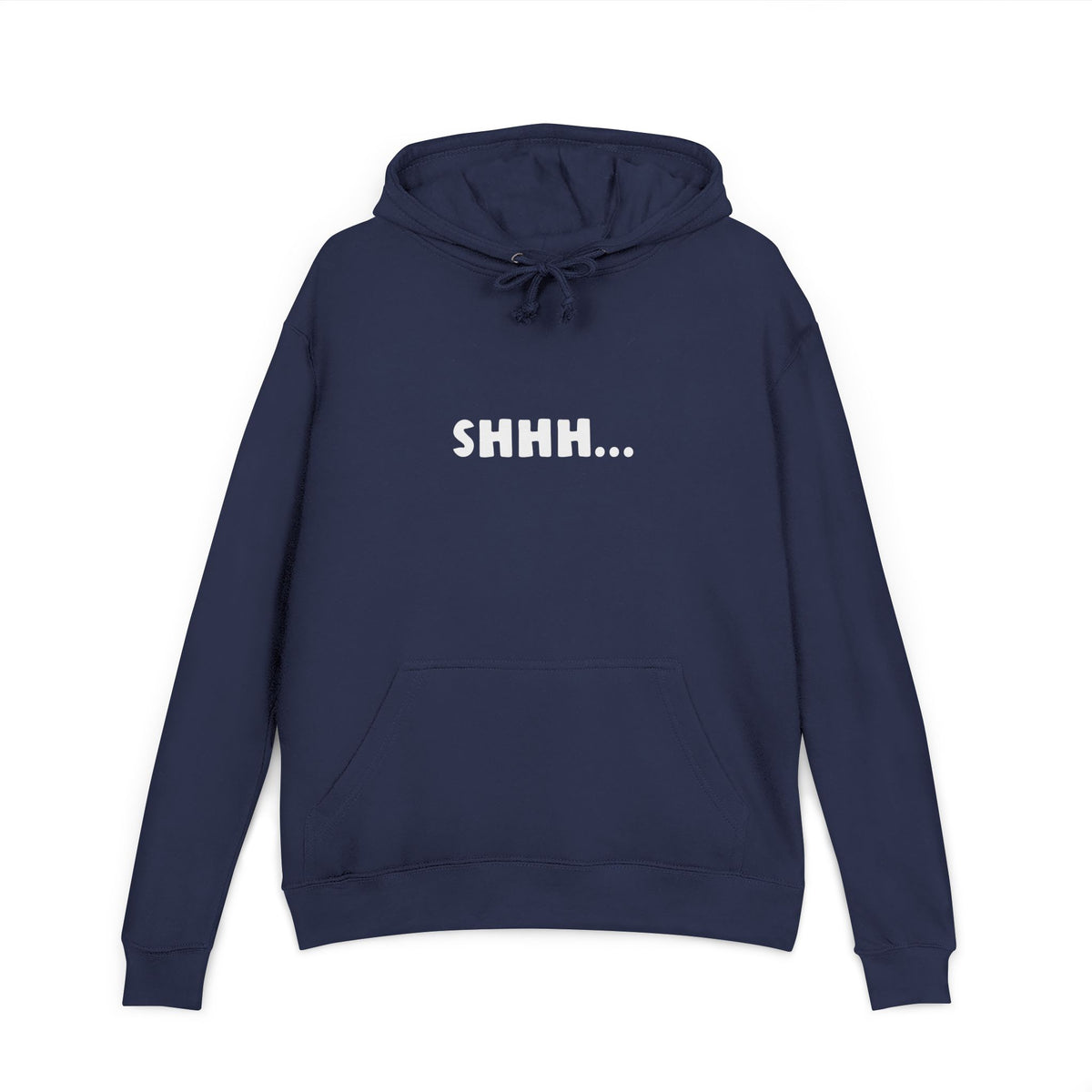 Felpa French terry con cappuccio donna «Shhh...»