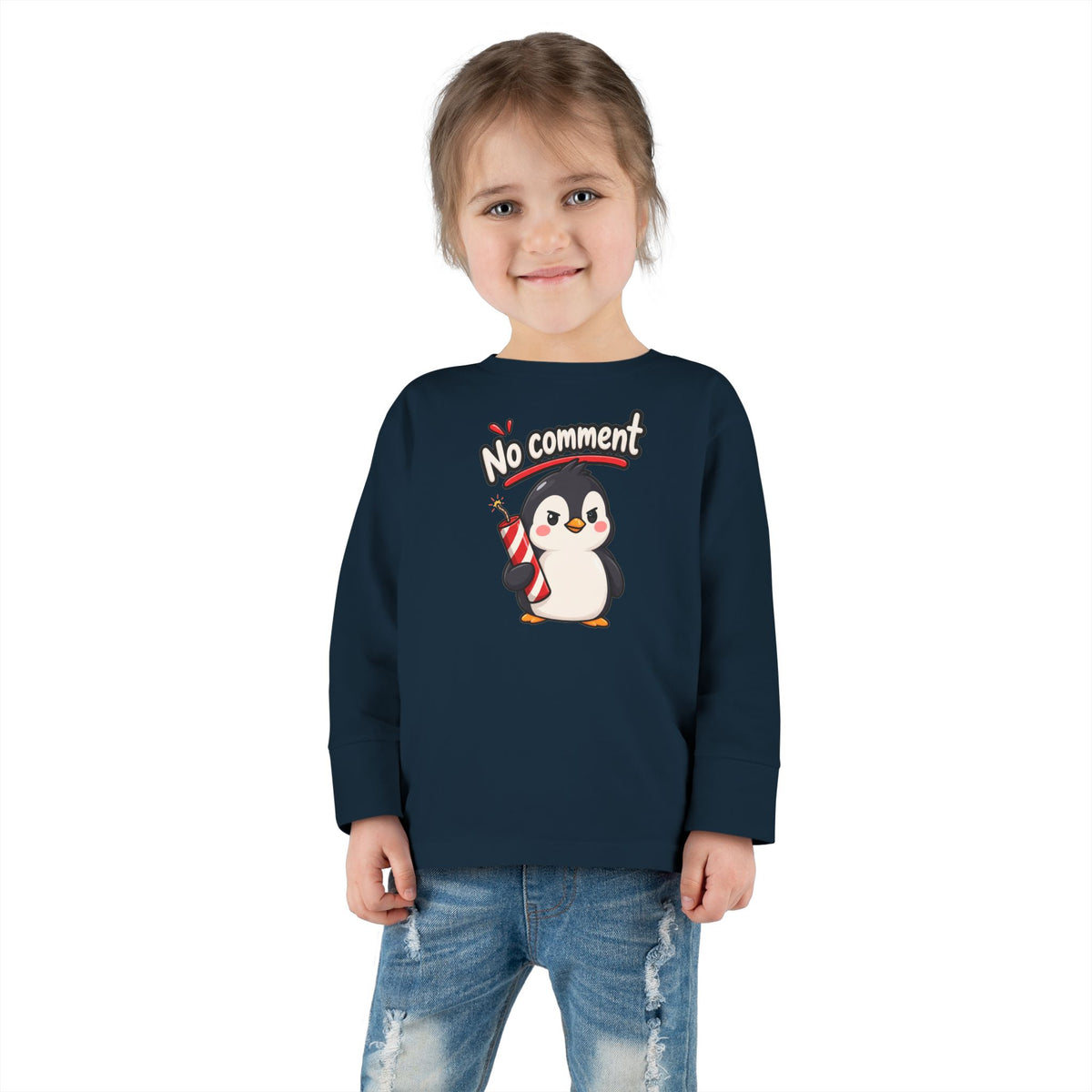 Maglia maniche lunghe bimbi piccoli «No Comments»