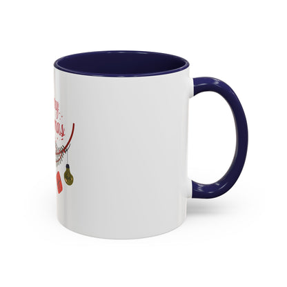Tazza da caffè natalizia con scarabocchi