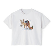 T-shirt Boxy Festive Courier