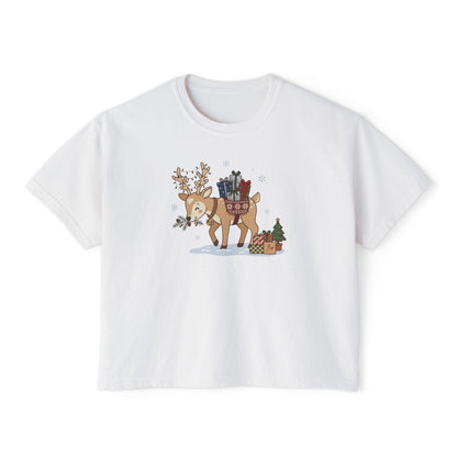 T-shirt Boxy Festive Courier