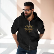 Felpa con zip Merry Christmas 2