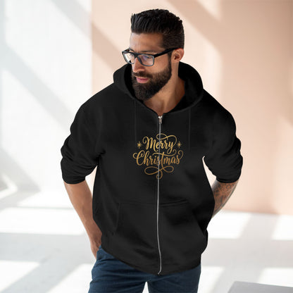 Felpa con zip Merry Christmas 2