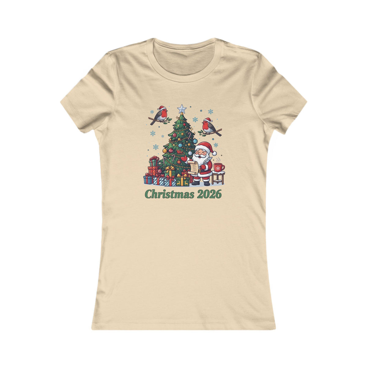 T-shirt slim donna – Natale 2026