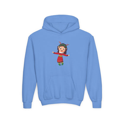Felpa con cappuccio Mini Elfo di Natale