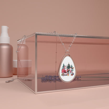 Collana ovale personalizzata – Bosco Incantato