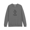 Felpa donna «You Make Me Happy»