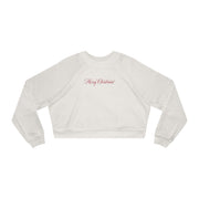 Felpa crop donna – Buon Natale Design 3