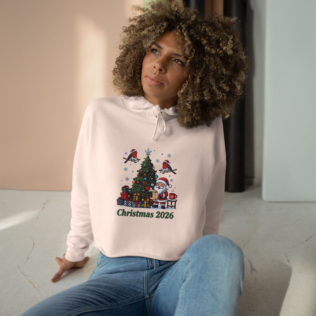 Felpa corta Natale 2026