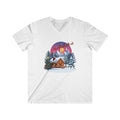 T-shirt scollo a V uomo – Volo di Mezzanotte