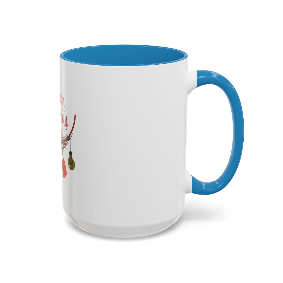 Tazza da caffè natalizia con scarabocchi