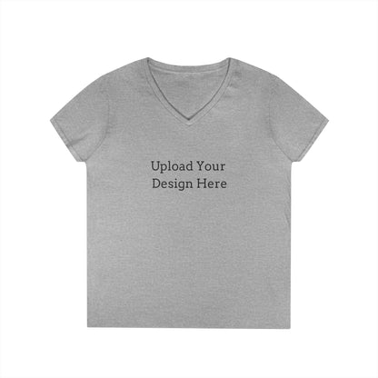 T-shirt donna personalizzabile con scollo a V