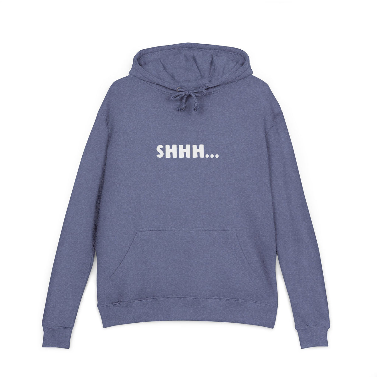 Felpa French terry con cappuccio donna «Shhh...»