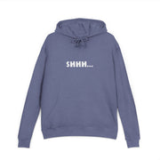 Felpa French terry con cappuccio donna «Shhh...»