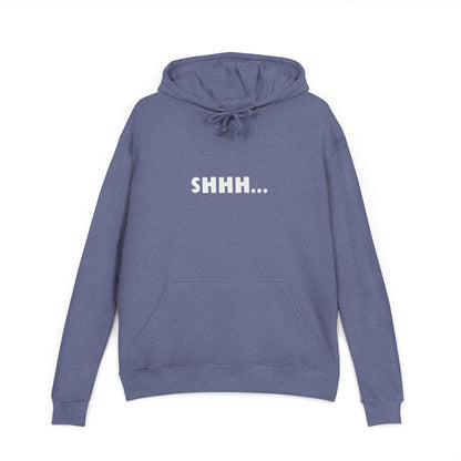 Felpa French terry con cappuccio donna «Shhh...»
