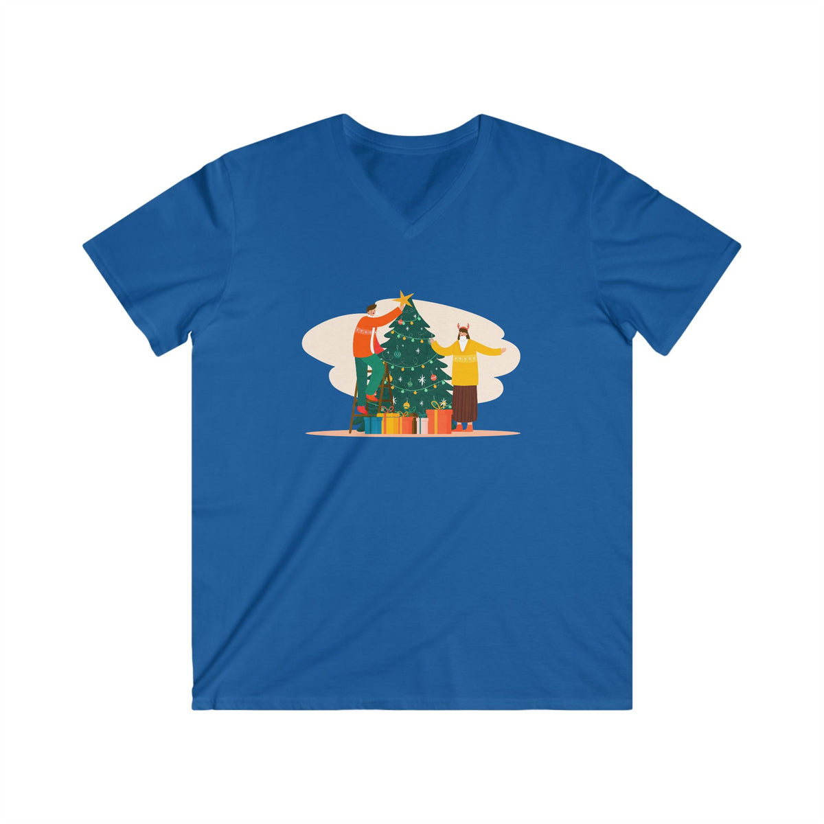 T-shirt scollo a V uomo – Decoriamo Insieme