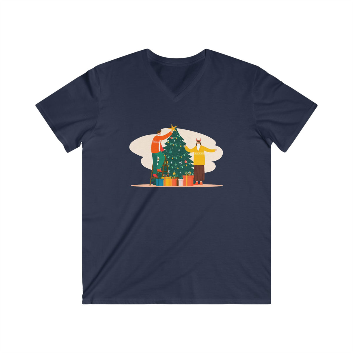 T-shirt scollo a V uomo – Decoriamo Insieme