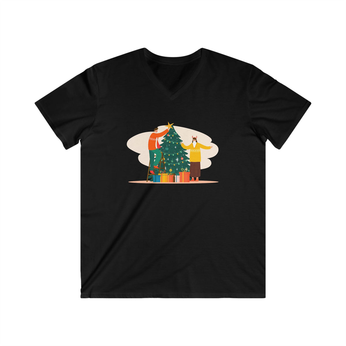 T-shirt scollo a V uomo – Decoriamo Insieme