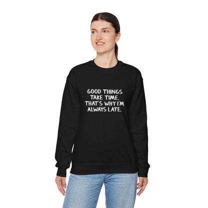 Felpa donna «The Late Excuse»