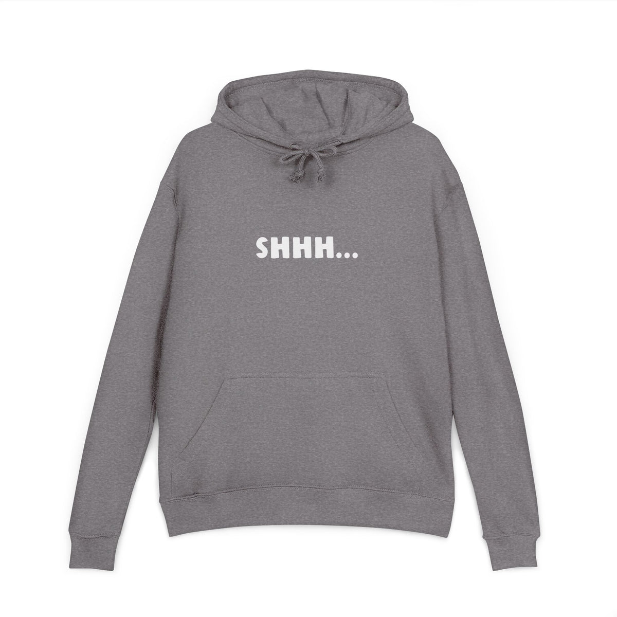 Felpa French terry con cappuccio donna «Shhh...»