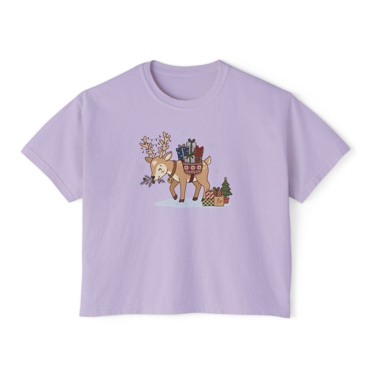 T-shirt Boxy Festive Courier
