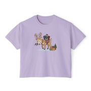 T-shirt Boxy Festive Courier
