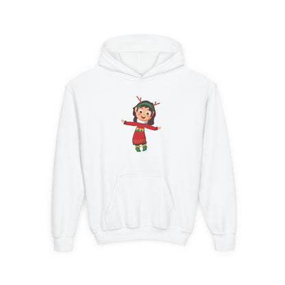 Felpa con cappuccio Mini Elfo di Natale