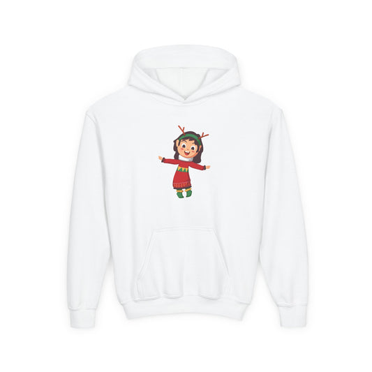 Felpa con cappuccio Mini Elfo di Natale