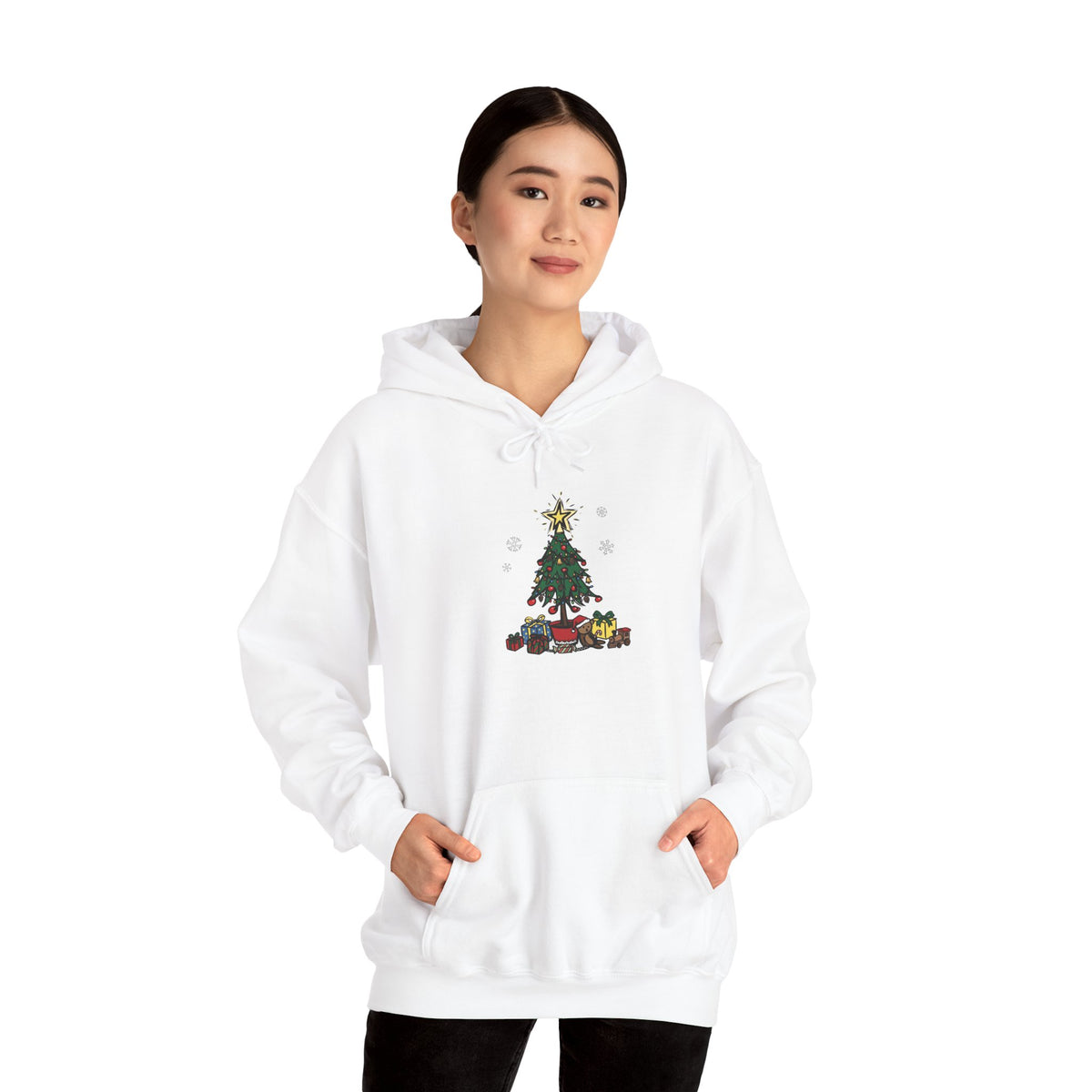 Felpa con cappuccio Toyland Tree